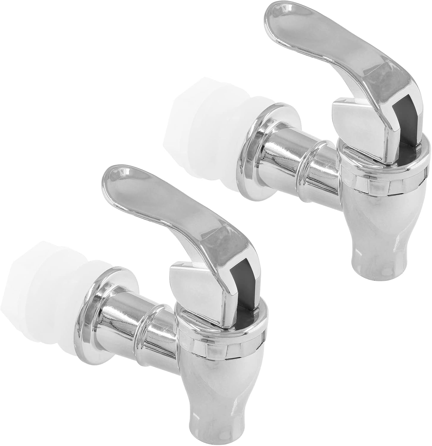 Waziaqoc 2PCS Spigot for Beverage Dispenser, Plastic Push Style Faucet Spigot