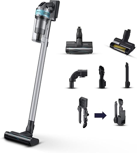 Samsung Scopa Elettrica VS20C852FTB/WA Jet 85 Premium, Potenza 210W, Aspirapolvere Senza Filo,...