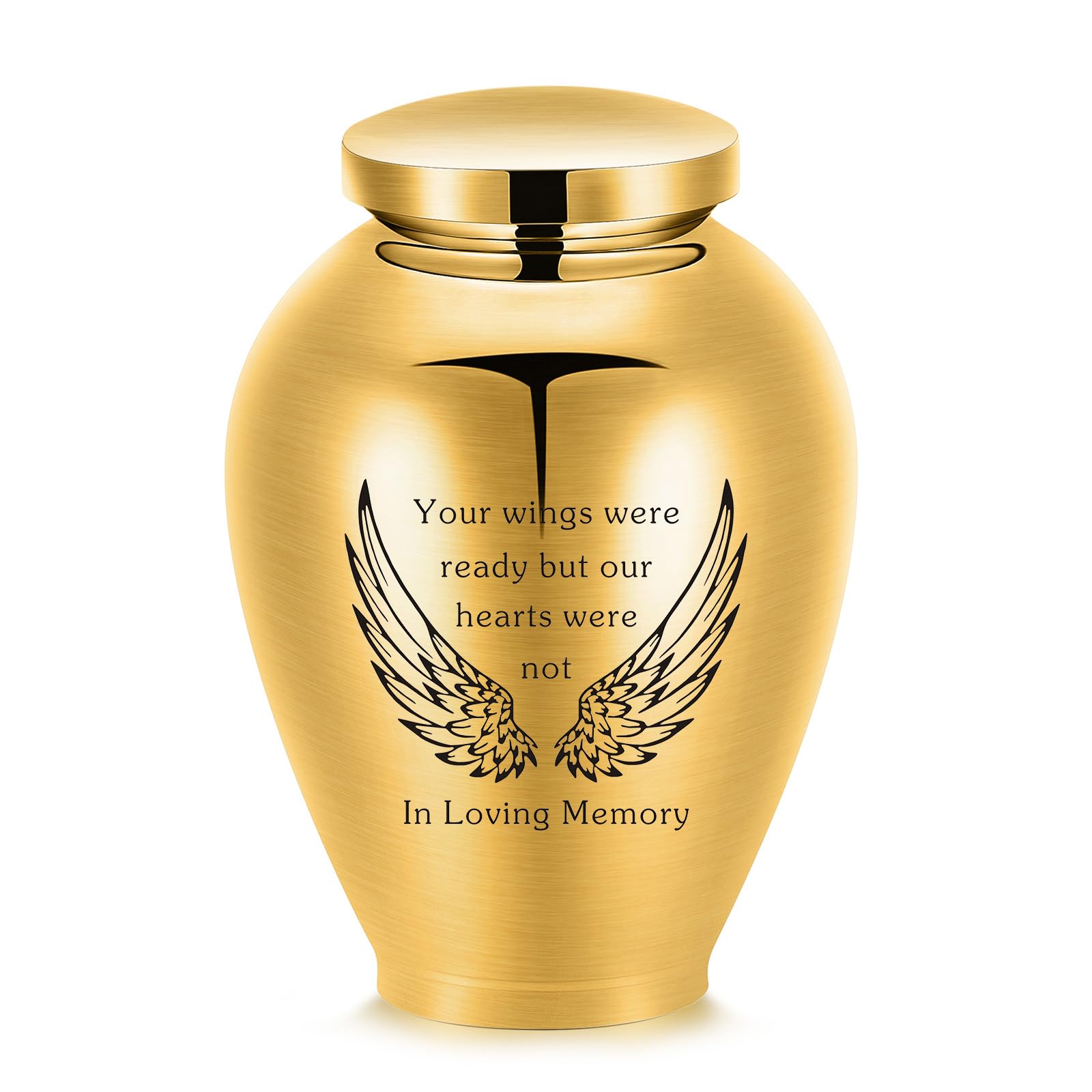 memorial jewelry Large Urns for Human Ashes 7.48/8.26/9.25 Inch Large Sized Urns for Ashes Adult Male Female Keepsake Cremation Urns for Ashes Stainless Steel