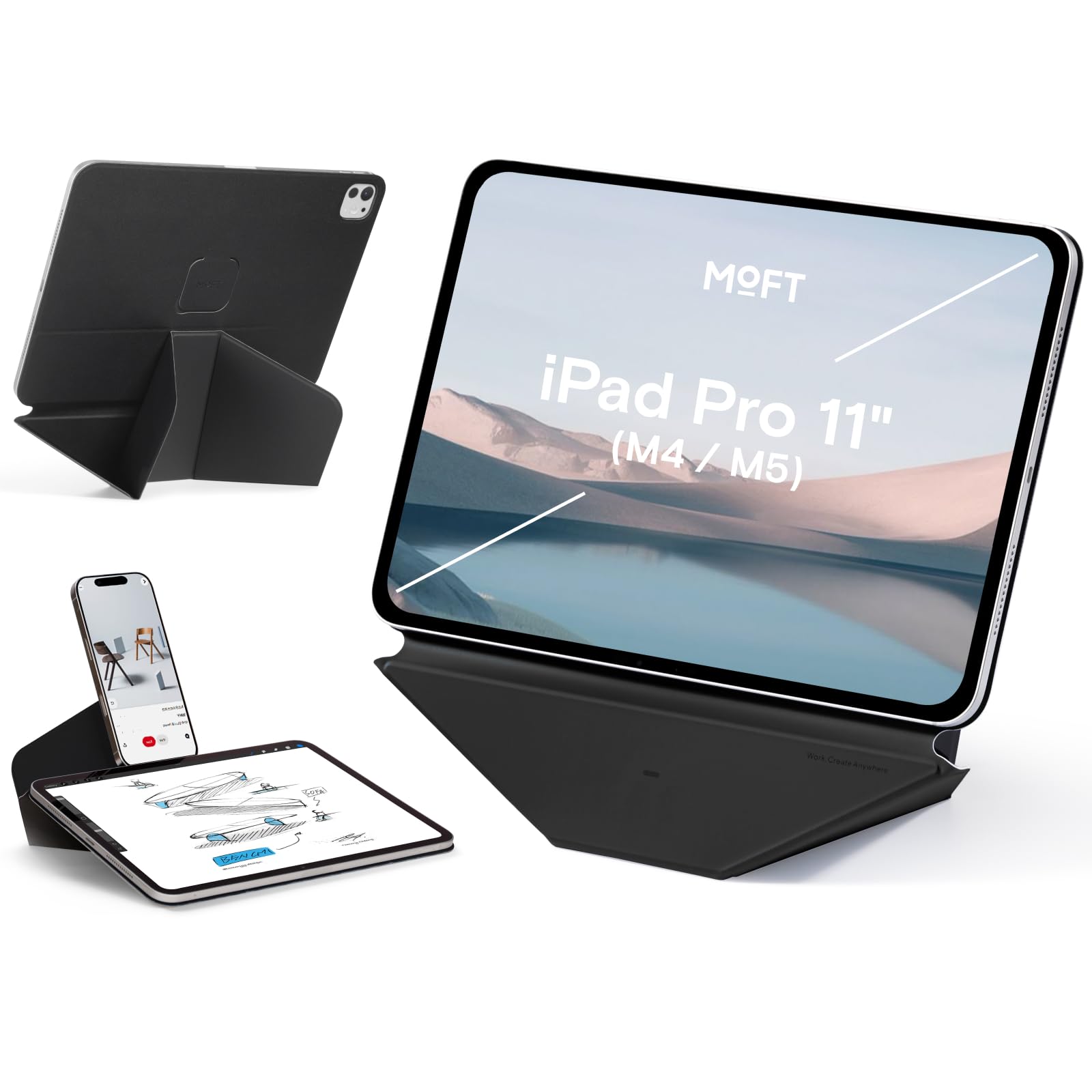 Amazon.co.jp: MOFT Dynamic Folio タブレットスタンド デスク用 iPad