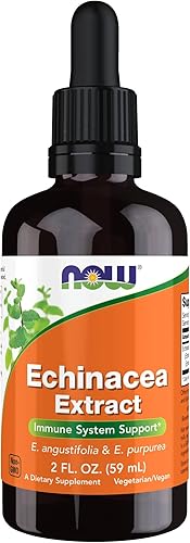 NOW Foods Suplementos, extracto líquido de equinácea con gotero, apoyo para el sistema inmunológico*, 2 onzas