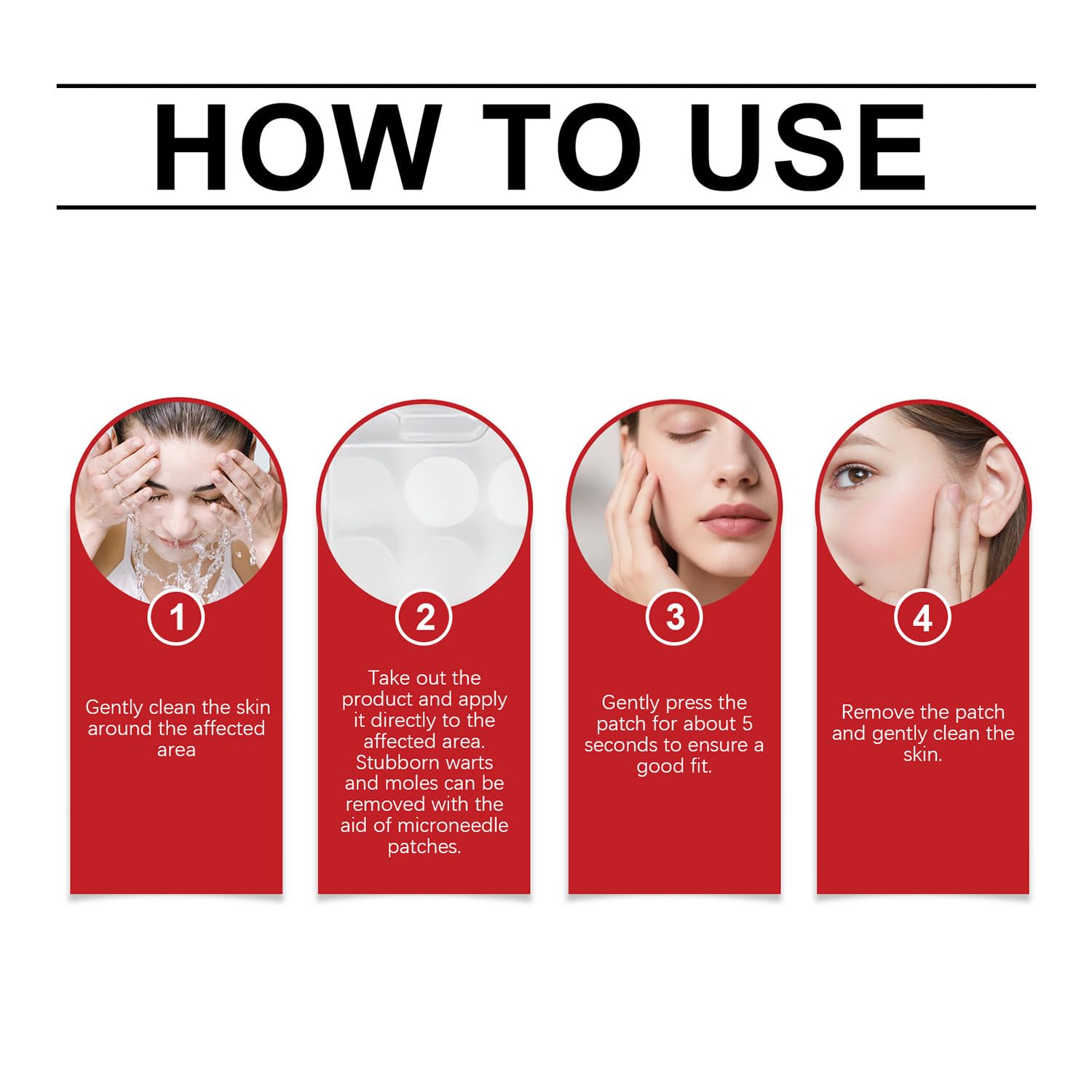 Skin Tag Removal Patches, Skin Tag Remover, Rimozione di Talpe, Acne Patch, Rimozione di Verruche, Patch per la Riparazione e Trattamento Della Pelle, Per uomini e donne 81Pezzi