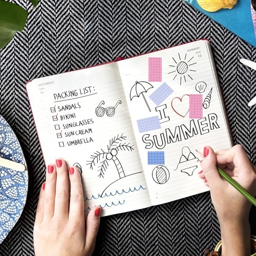 Cintas Adhesivas Diy Evita Dañar Papel con Rollos Reutilizables de Estilo Mixto PLAFOPE 5