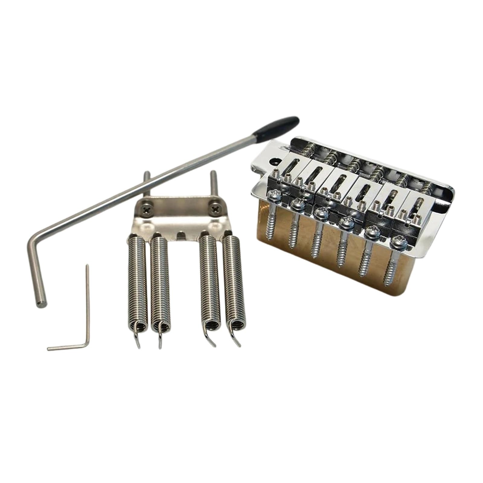 Mostek Gitarowy Mostek Tremolo Do Gitary 36 Mm 42 Mm Mosiężne Siodło Wykończenie Ze Stali Nierdzewnej(42mm)