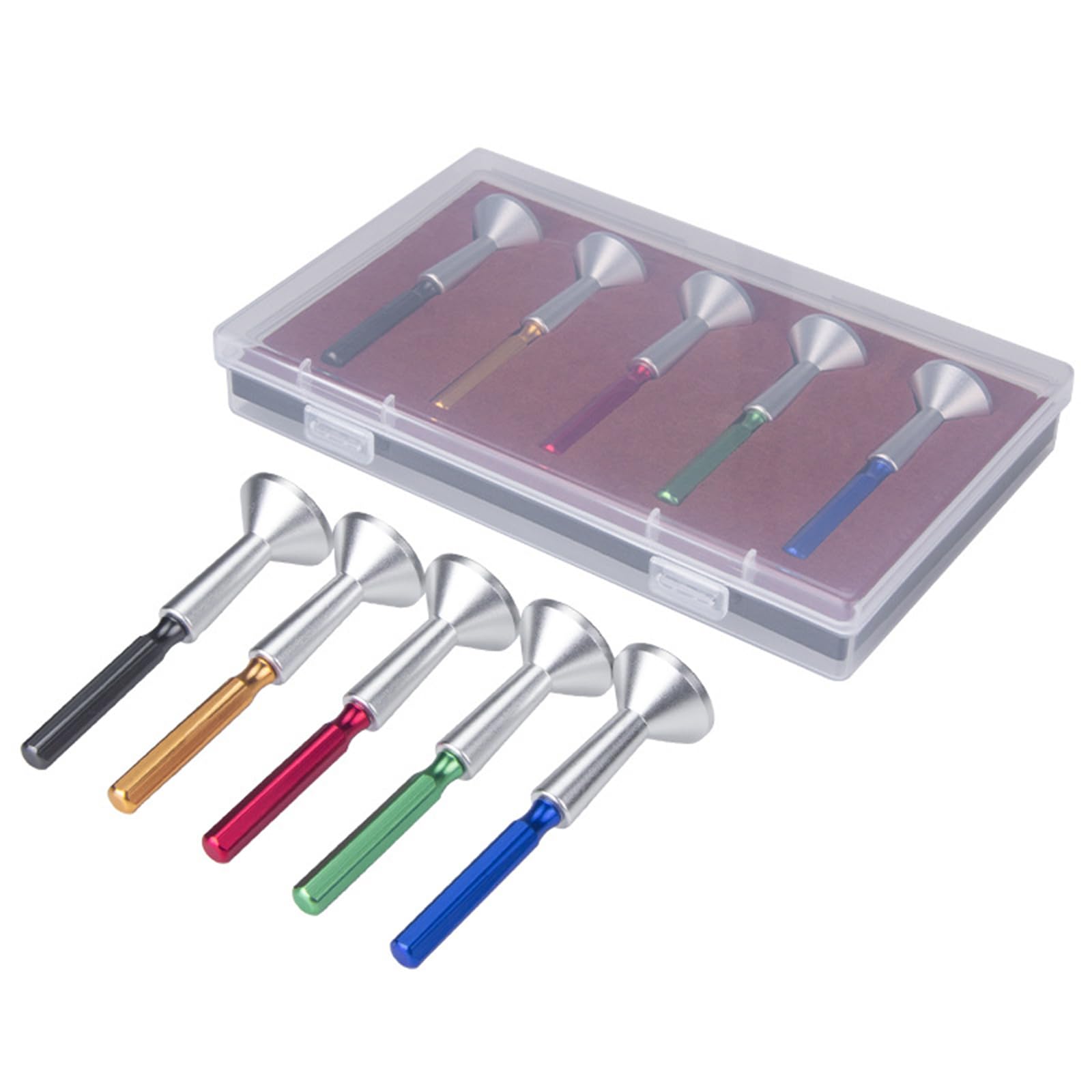 Watch Oiler Kit, 5PCS Metal Watch Oiling Pens, Professional Oil Dispensing Pen Set, Oiler Pin Tool Accessory, for Can Repair Lubricate The Watch and Reduce The Friction Between Gears