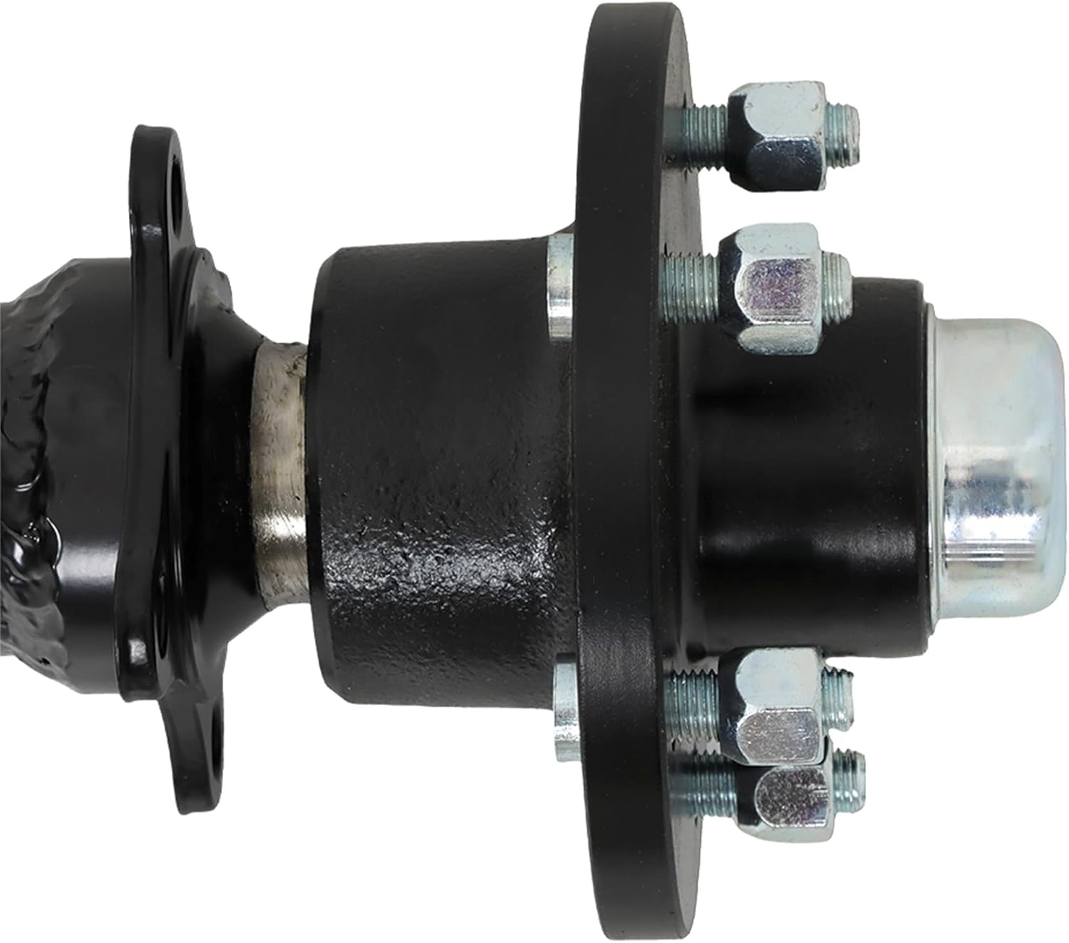GXYWADY Trailer Axle 3500Lbs 5 Lug 4.5 Inch Trailer Axle 72 Inch Wide Frame 85 Inch Hub Face