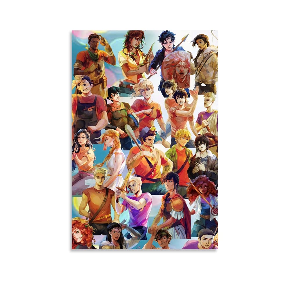 Fiction Anime Poster Percy Jackson Art Poster Decorative Painting Canvas Wall Art Living Room Posters Bedroom Painting Bathroom Decoration 16x24inch(40x60cm)
