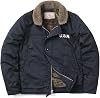 Avirex 6182174 Mens Military Jacket, N-1 Plane Jacket, 087 Navy, 2XL