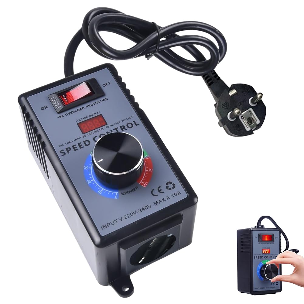 Regolatore Di Velocit&agrave; Motore AC 220V - 4000W Picco, Per Smerigliatrici, Trapani, Ventilatori