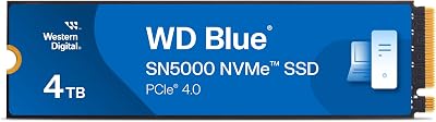 Western Digital 4TB WD Blue SN5000 NVMe Internal Solid State - best 4tb nvme ssds