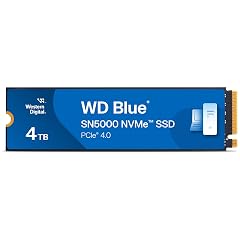 Western Digital 4TB WD Blue SN5000 NVMe Internal Solid State Drive SSD - PCIe Gen 4 0 M