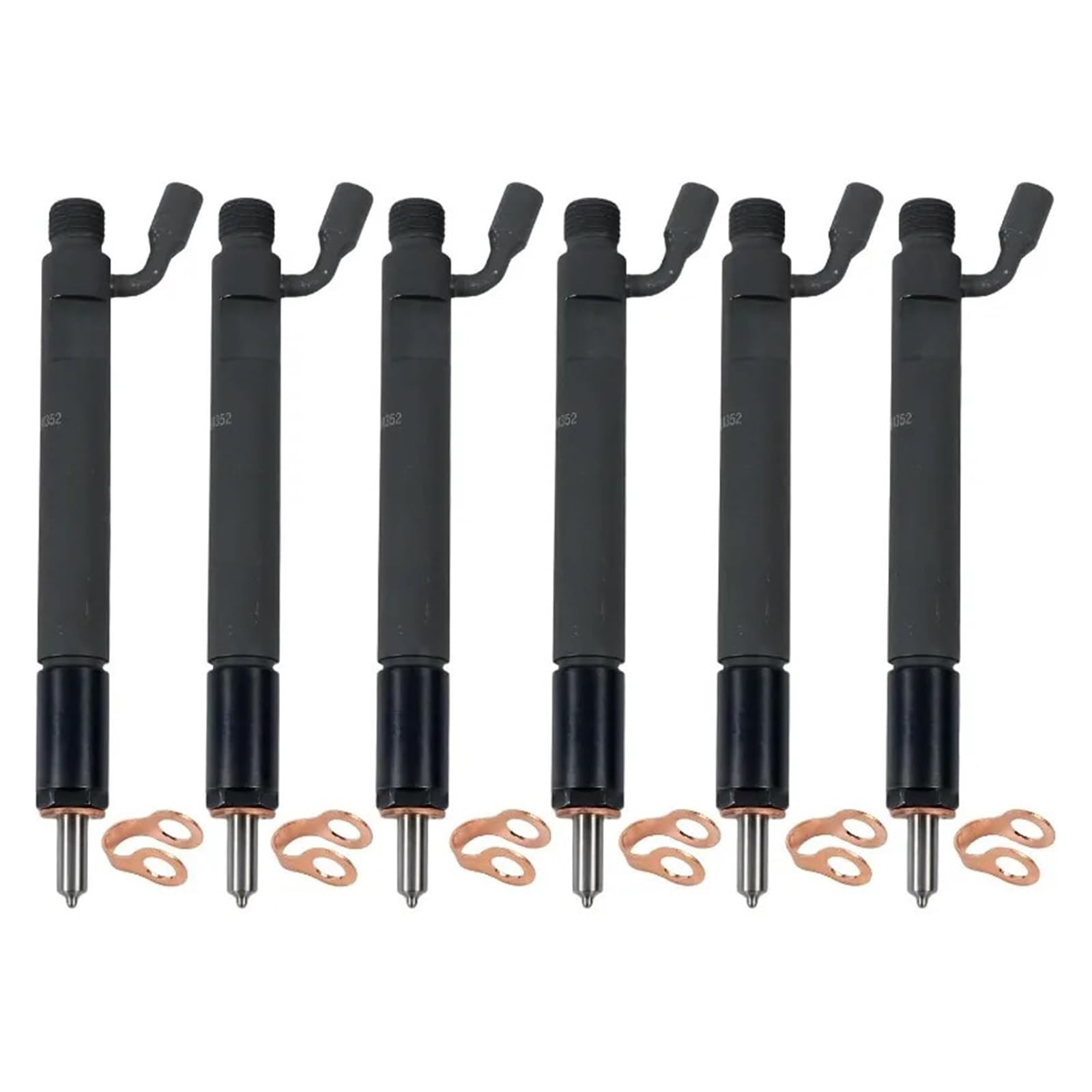 Kktxjdjwk One Color 6Pcs 0432191352 3897205 4025299 4078400 Fuel Injector Nozzle Compatible For Cummins 6C8.3 6Cta 8.3L Engine 450C Diamond Series