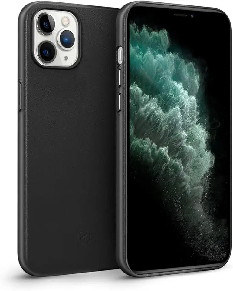 Gshield Capa Case Capinha Couro Dual Preta para (iPhone 11 Pro Max)