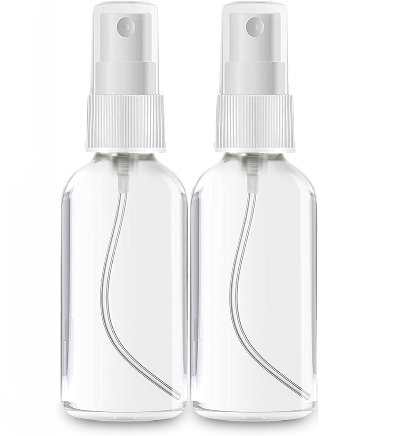 Onisavings 2-PACK 2 OZ Glass Spray Bottles-Use to Store for Essential Oils, Perfumes, Face Mist, Fragrances, Water