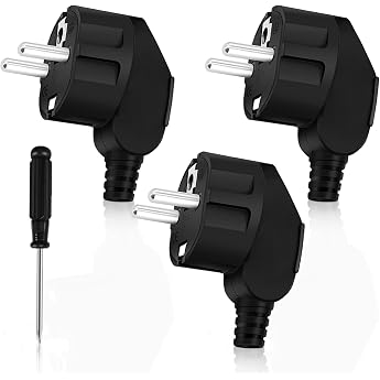 Schuko Plug Schuko Plug Angled Plug 230v16A Flat Power Plug