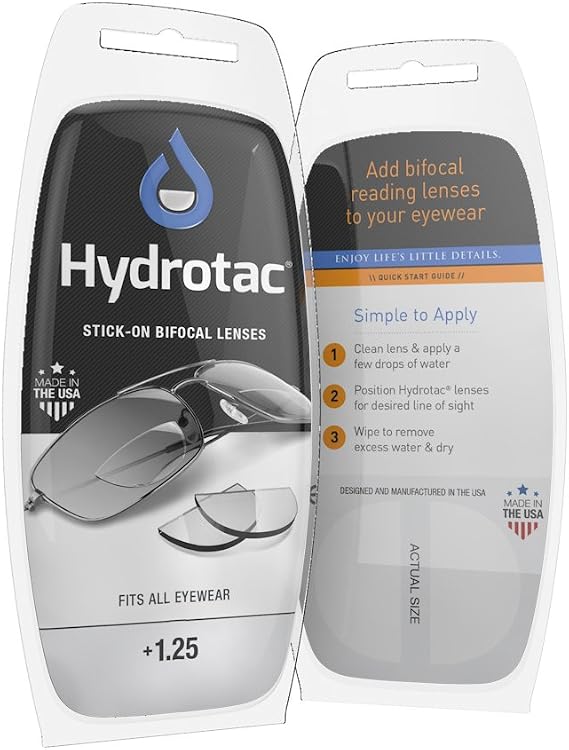 Optx 20/20 Stick-On Bifocals, +125