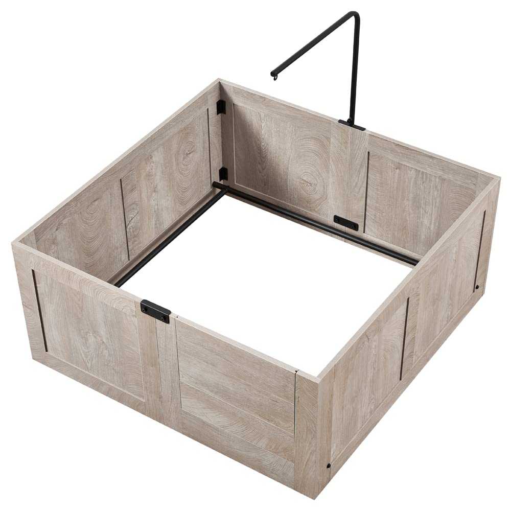 unipaws Whelping Box for Dogs, Small Medium Breed Whelping Pen, Dog