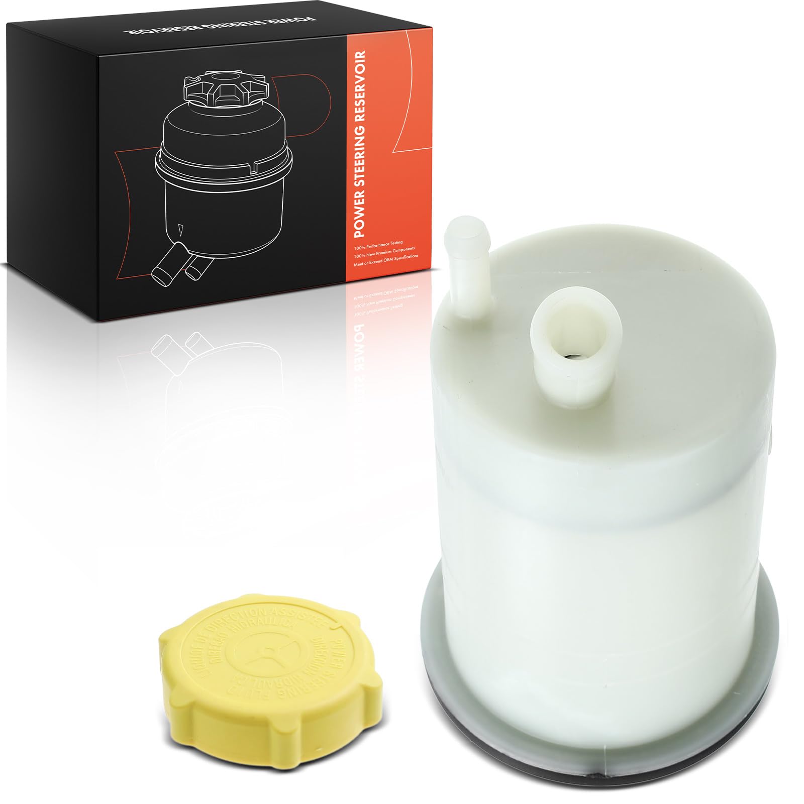 Frankberg Serbatoio servosterzo Compatibile con R.a.n.g.e R.o.v.e.r Sport L320 Discovery IV L319 R.a.n.g.e R.o.v.e.r III L322 Discovery IV Van L319 Replace# QFX500060