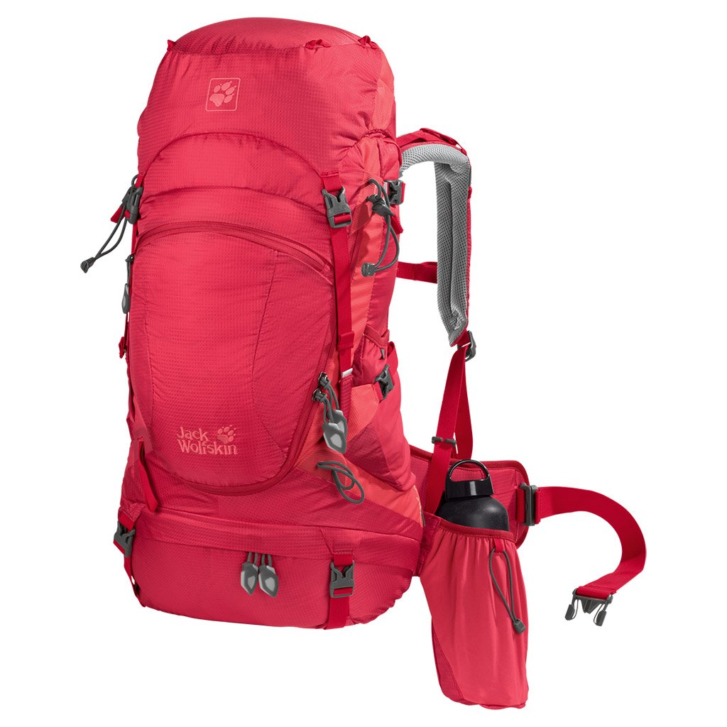 Jack Wolfskin Highland Trail 35 Hiking Bag Ladies Red Desertcart