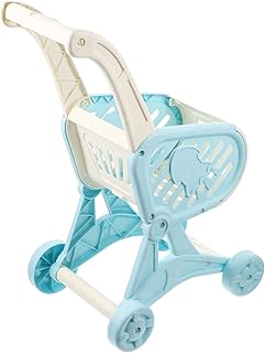 Tofficu Carrinho De Compras De Bebê Carrinho De Compras Para Mini Brinquedos De Mesa Para Meninas Carrinho De Compras De Plástico Carrinho De Compras Pequeno Carrinho De Compras Para