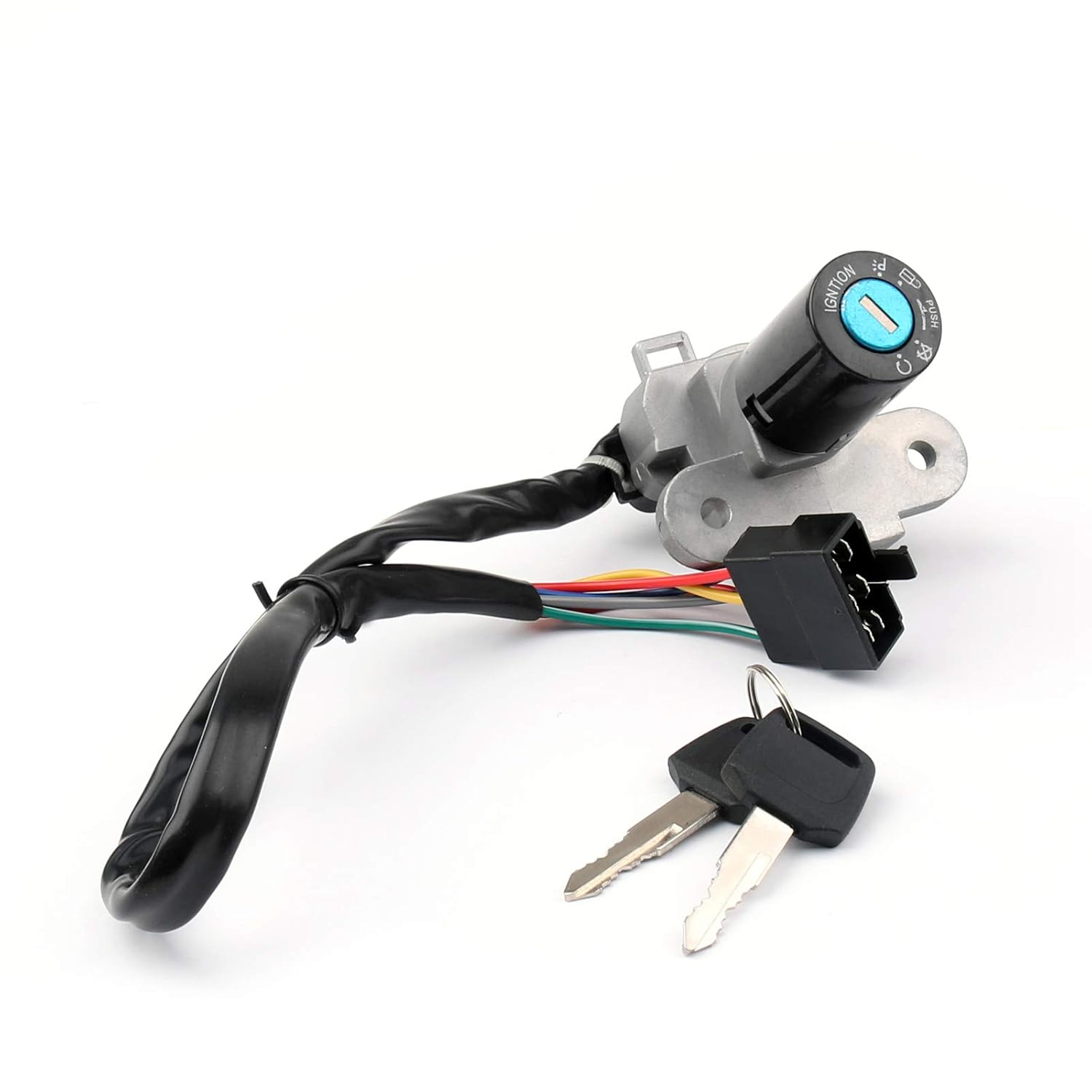 Topteng Ignition Switch Lock Fuel Gas Cap Key for Ducati 916/996/998/748 1997-2002, Monster 900 1999-2004, Monster 750 1996-2002, 748 1995-2003, 916 ST4 1994-2000, 999 2003-2006