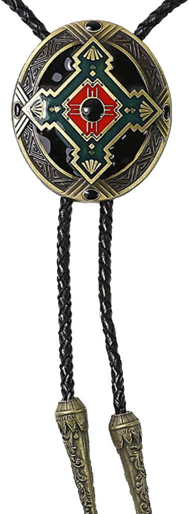 GenericWestern Bolo Tie Bolas Necktie Indian Totem Vintage Design Fashion Ornaments