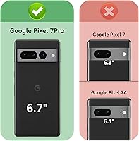 Vista 2 de XcaseBar Funda tipo cartera para Google Pixel 7 Pro con cremallera Bloqueo RFID Titular de la tarjeta de crédito, Libro de folio con tapa Funda