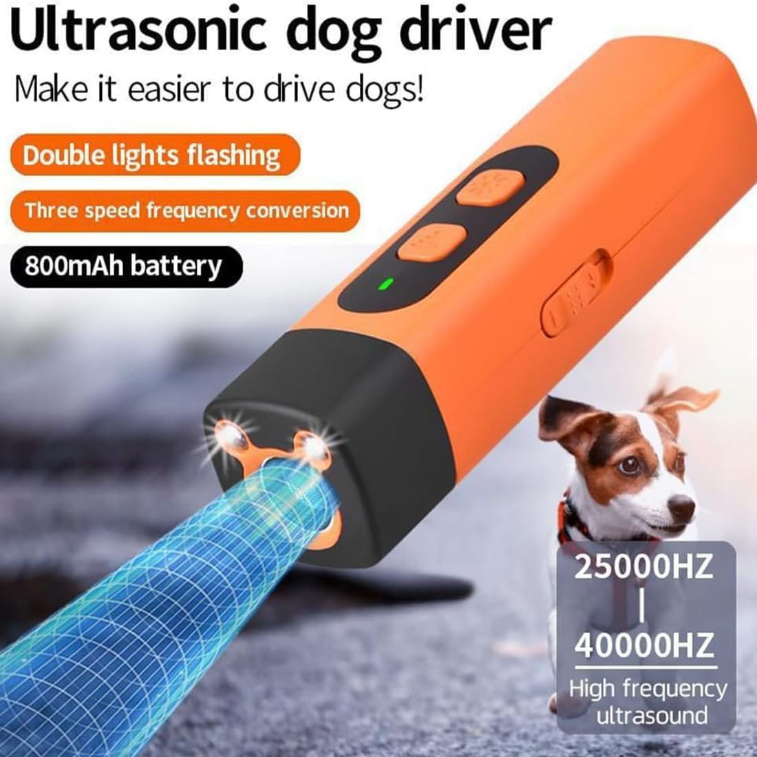 RuheMeister Pro – Schonendes Ultraschall-Training für Ruhiges Zuhause, Schonendes Ultrasonic Anti Bell Device Dog, Erziehungshilfen FüR Hunde - Developed by Dog Trainers for Small, Medium, Large Dogs