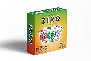 Sépro Éditions Ziro - Fast, Clever Card Game | Family Game for 2-8 Players | 20-40 Mins, Easy to Learn | Compact for Holidays & On the Go | Ages 8+