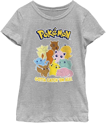 Fifth Sun Poke Mang T-Shirt, Athletic chiné, S Fille
