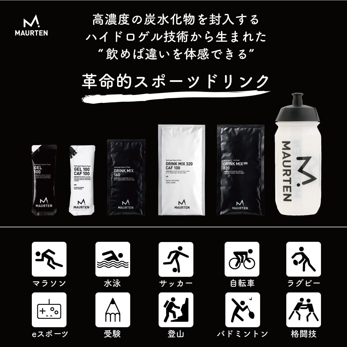 MAURTEN ドリンクミックス320 CAF100 1袋83g 新登場