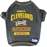 Pets First NBA Licensed Hoodies & T-shirt for Dogs & Cats, Clevel& Cavaliers, Small