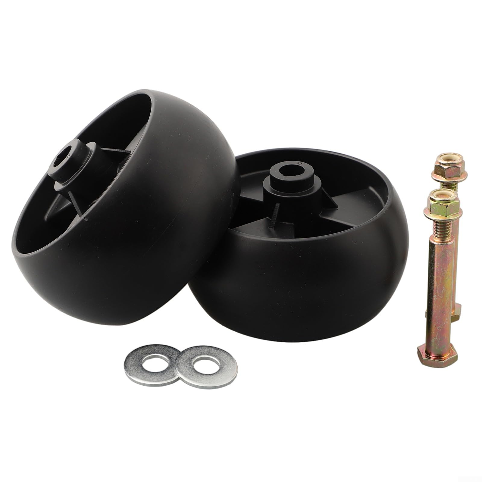 734-04155 Roues de terrasse pour tondeuse Cub Cadet, roues de jauge de pont, tondeuse à gazon, tracteur, fonctionne avec pont de 106,7 cm, 127 cm, 137,2 cm, remplace 112-0677, 734-04155