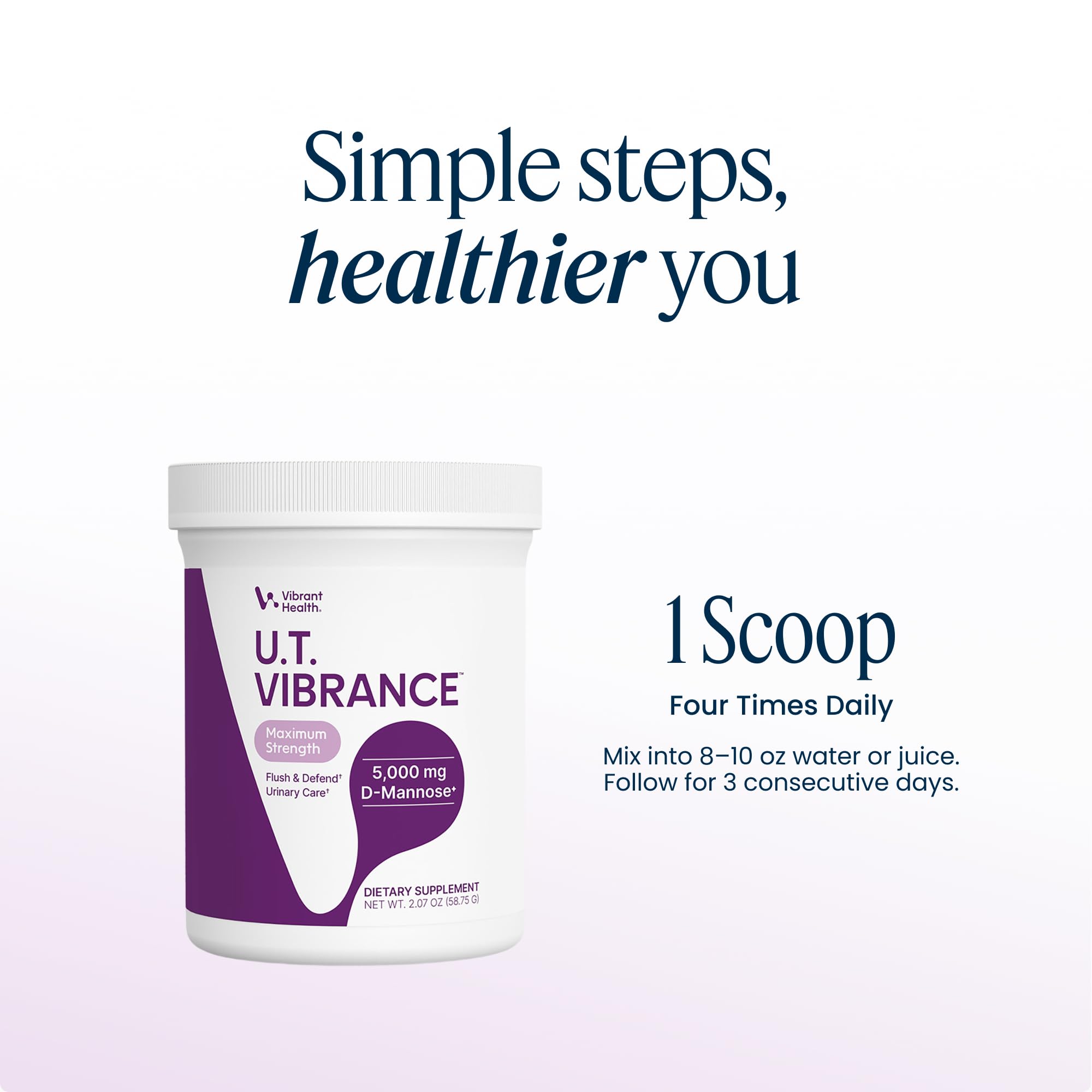 Vibrant Health U.T. Vibrance Powder, 5000mg D-Mannose, 10 Servings — Amazon image 9