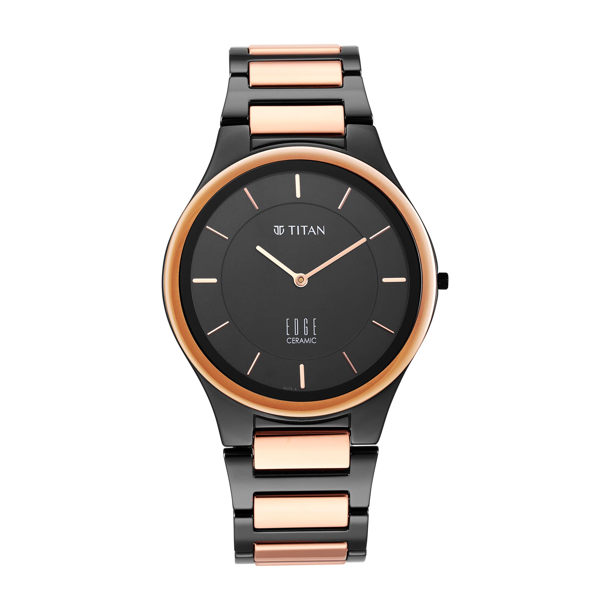 Titan Men Ceramic Analog Black Dial Watch-1696Kc01/Np1696Kc01, Band Color-Multicolor (B09DT16TZT) Amazon Price History, Amazon Price Tracker