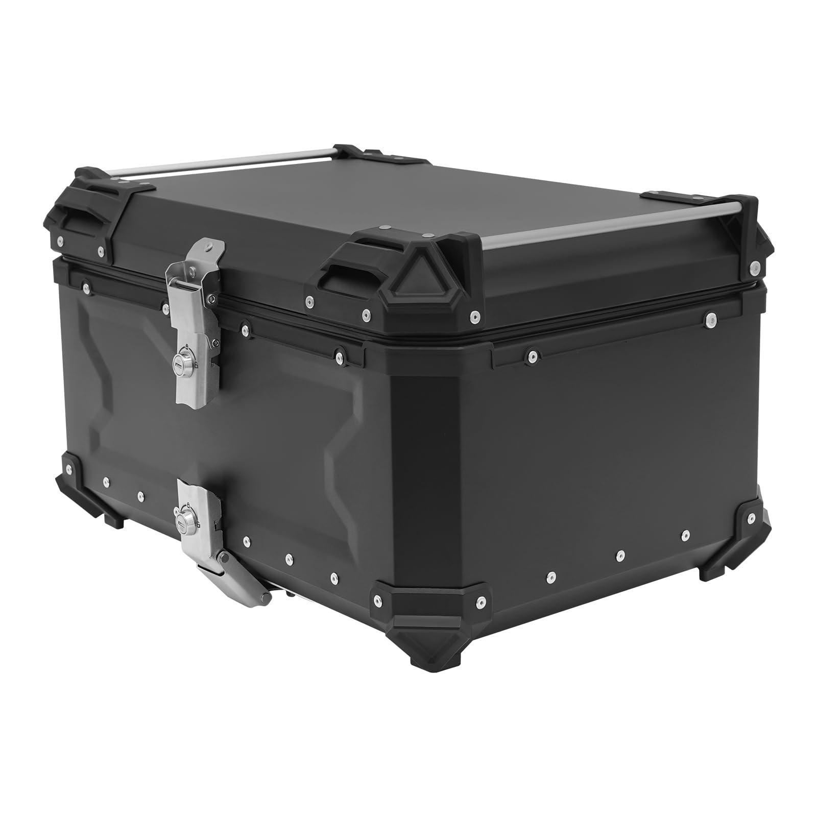 Topcase Baúl de moto 65 l impermeable con cerradura de seguridad