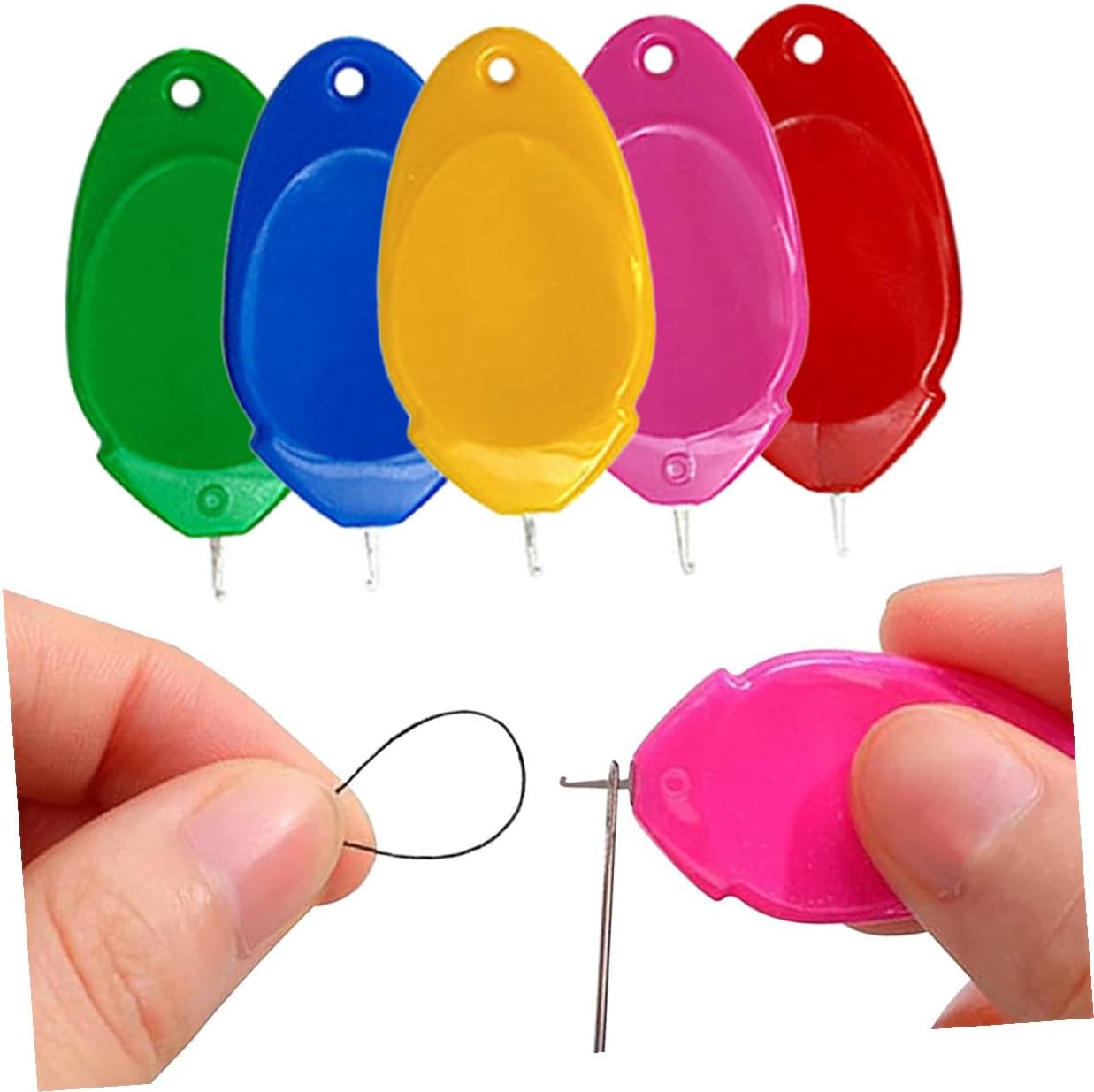 30pcs Plastic Sewing Threaders for Embroidery Projects Quick Threading image 4