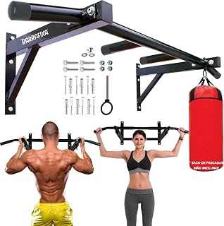 Barra Fixa Pegada Neutra E Aberta P/Treinar Musculação