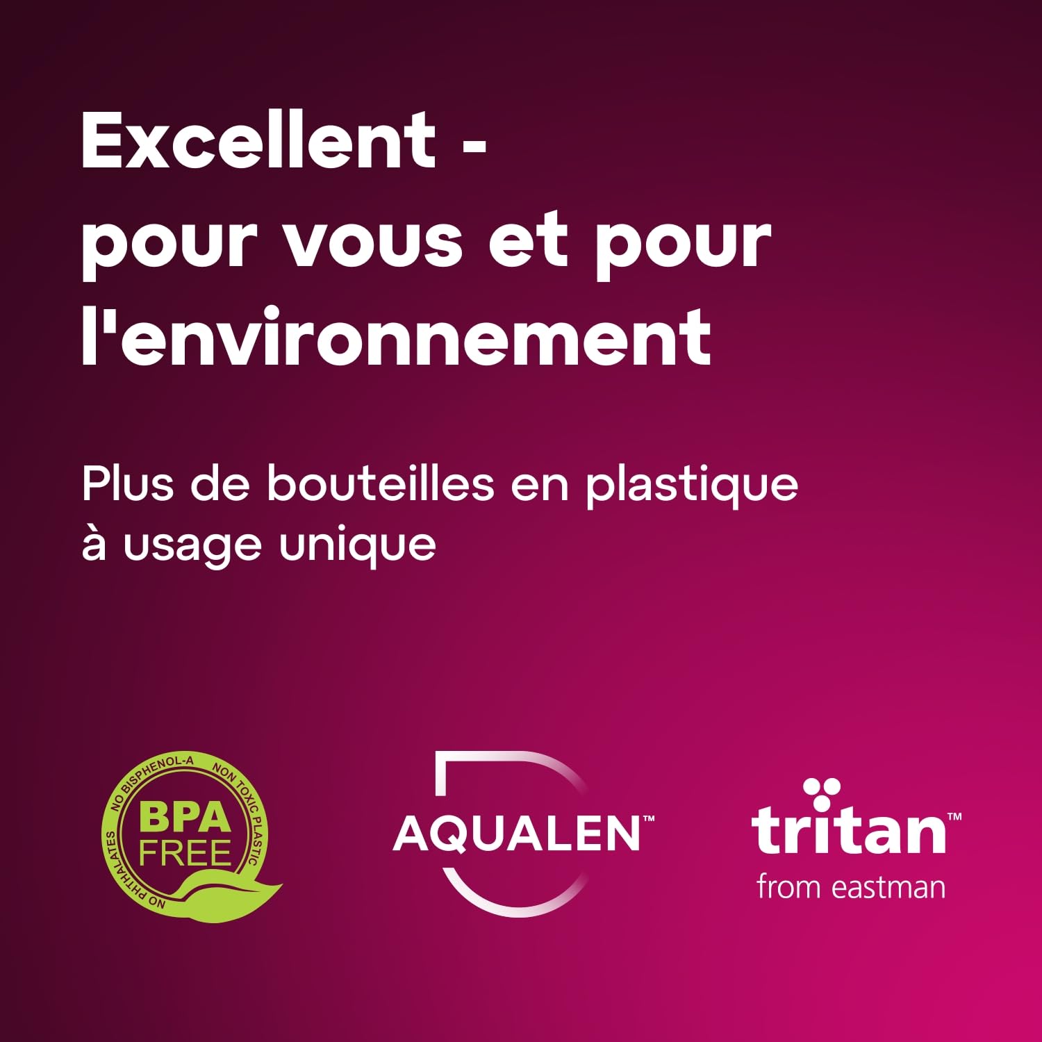 AQUAPHOR City Gourde Filtrante avec filtre à charbon actif (Rouge)