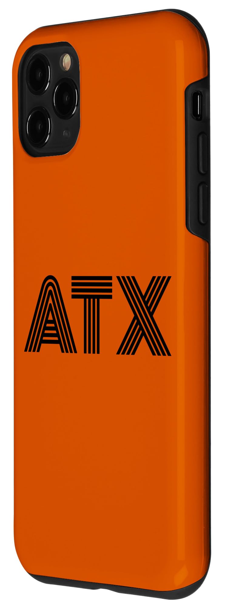 iPhone 11 Pro ATX / Austin TX Retro Design In Black Case - Image 2