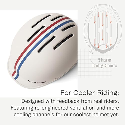 Miniatura 5 de Thousand Casco de bicicleta para adultos, el casco original de bajo perfil, retro, para ciclismo de viaje, certificado de seguridad para bicicleta,