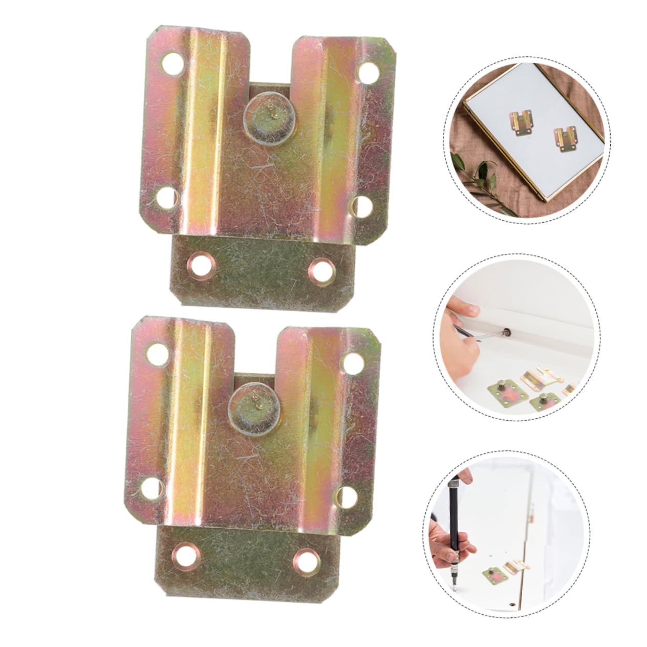 SOIMISS 12pièces Crochets De Suspension Pour Tableaux Support Pour Cadre Photo Crochets Emboîtables Pour Muraux Et Miroirs