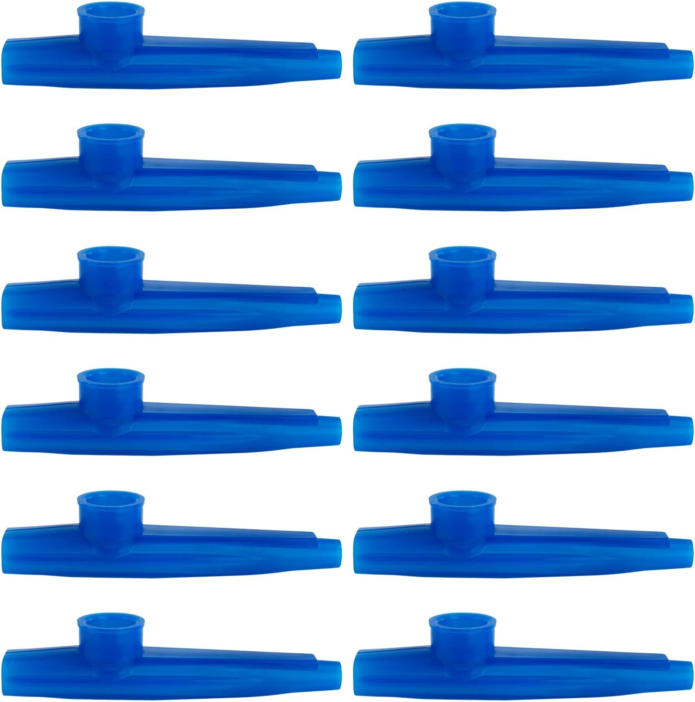 Tiger Music 12 Pack of Kazoos, blue (KAZ7BL12) Musical