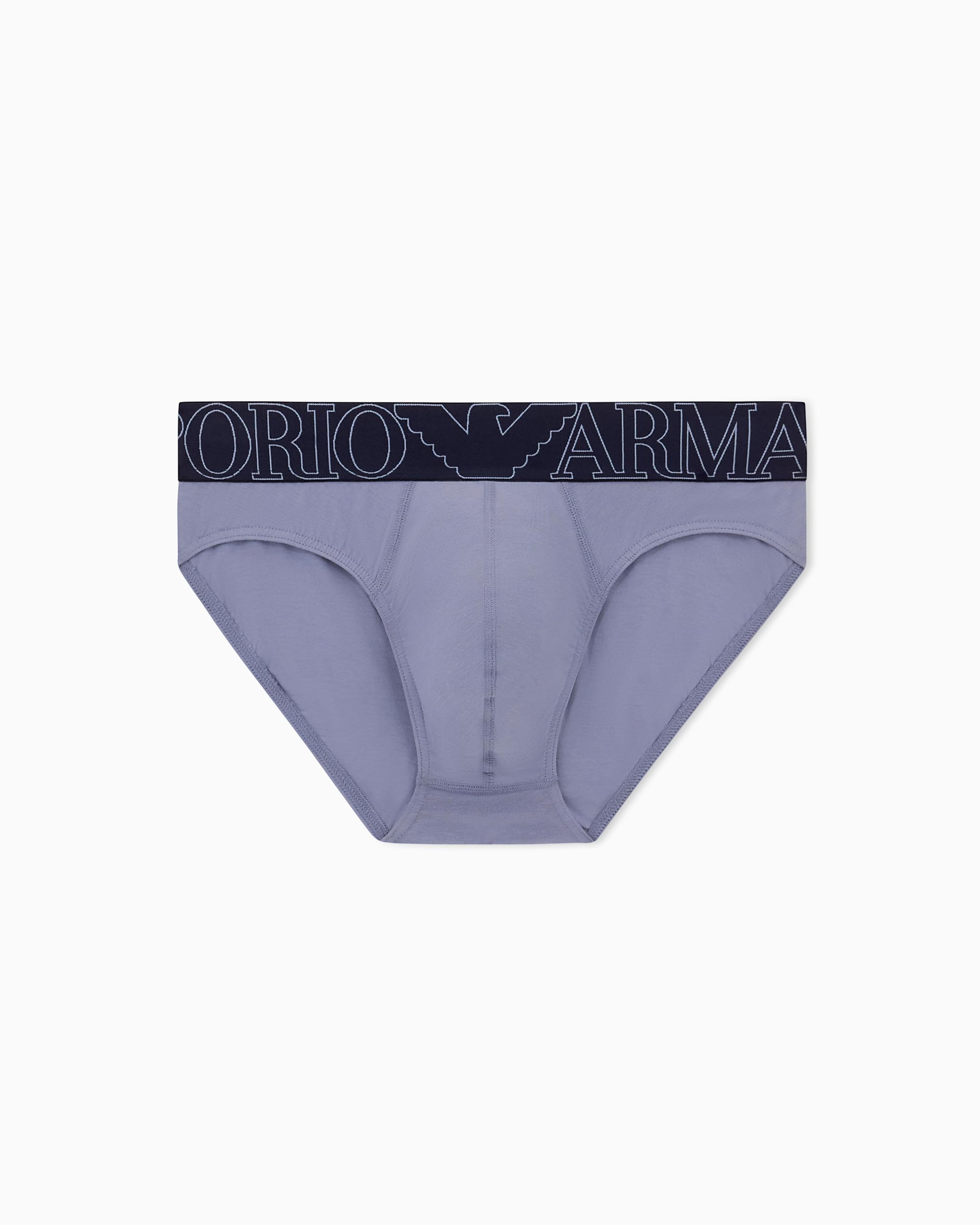 Emporio Armani MEGALOGO Herren Slip, Grau, L, grau, L
