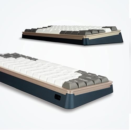 Miniatura 6 de DRAOZA GK61 - Kit de teclado mecánico para juegos personalizado, carcasa CNC de metal de aluminio, interruptor RGB de 3 pines5 pines, modo triple