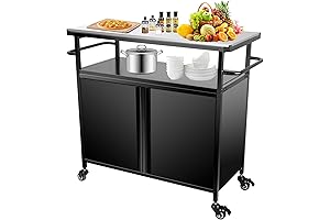 Expert Grill Prep Cart: The Ultimate Companion for Outdoor Grilling