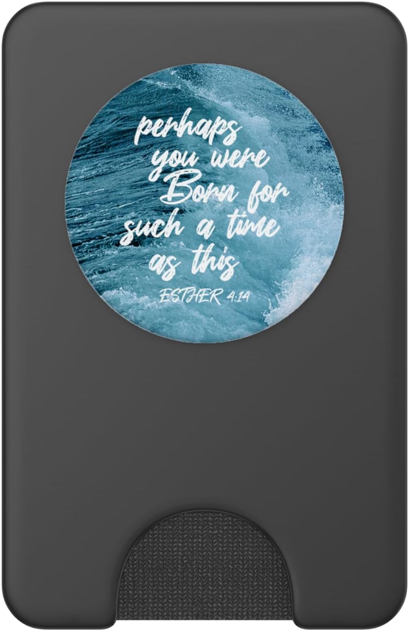 Esther 4:14 Bible Verse Cool Religion Faith Christian Gift PopSockets PopWallet for MagSafe