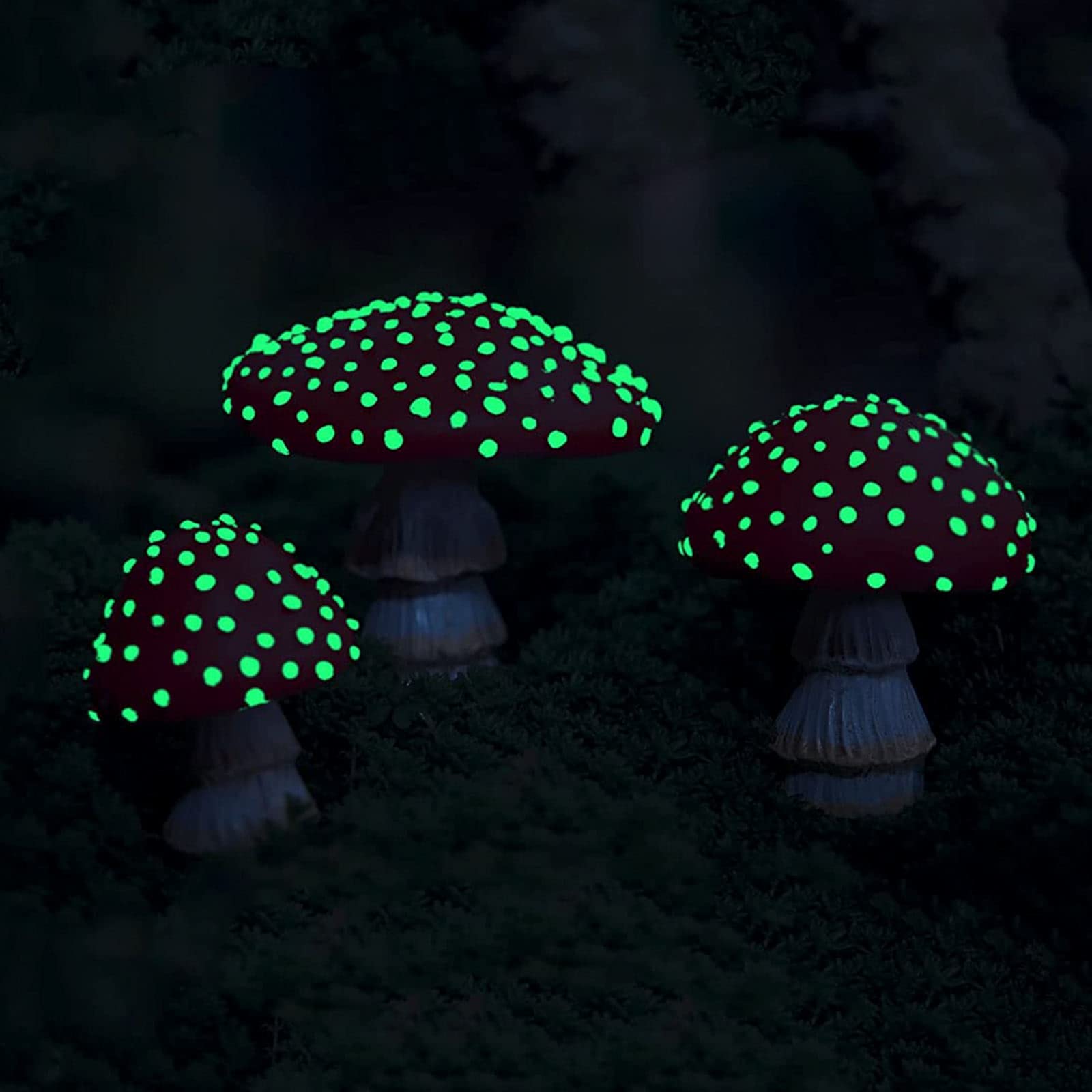 Set De 6 Champignons Lumineux En Résine – Décorations De Jardin Enchanteur, Micro Paysage Et Ambiance Halloween Accessoire Paysage Miniature Set De 6 Champignons Lumineux En Résine – Décorations De Jardin Enchanteur, Micro Paysage Et Ambiance Halloween Accessoire Paysage Miniature
