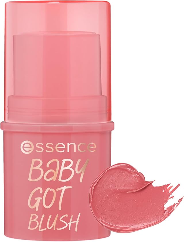 essence baby got blush rosé all day Colorete 30 larga duración (5,5g) | Textura cremosa, Resultado inmediato, Colorete, Bronceador