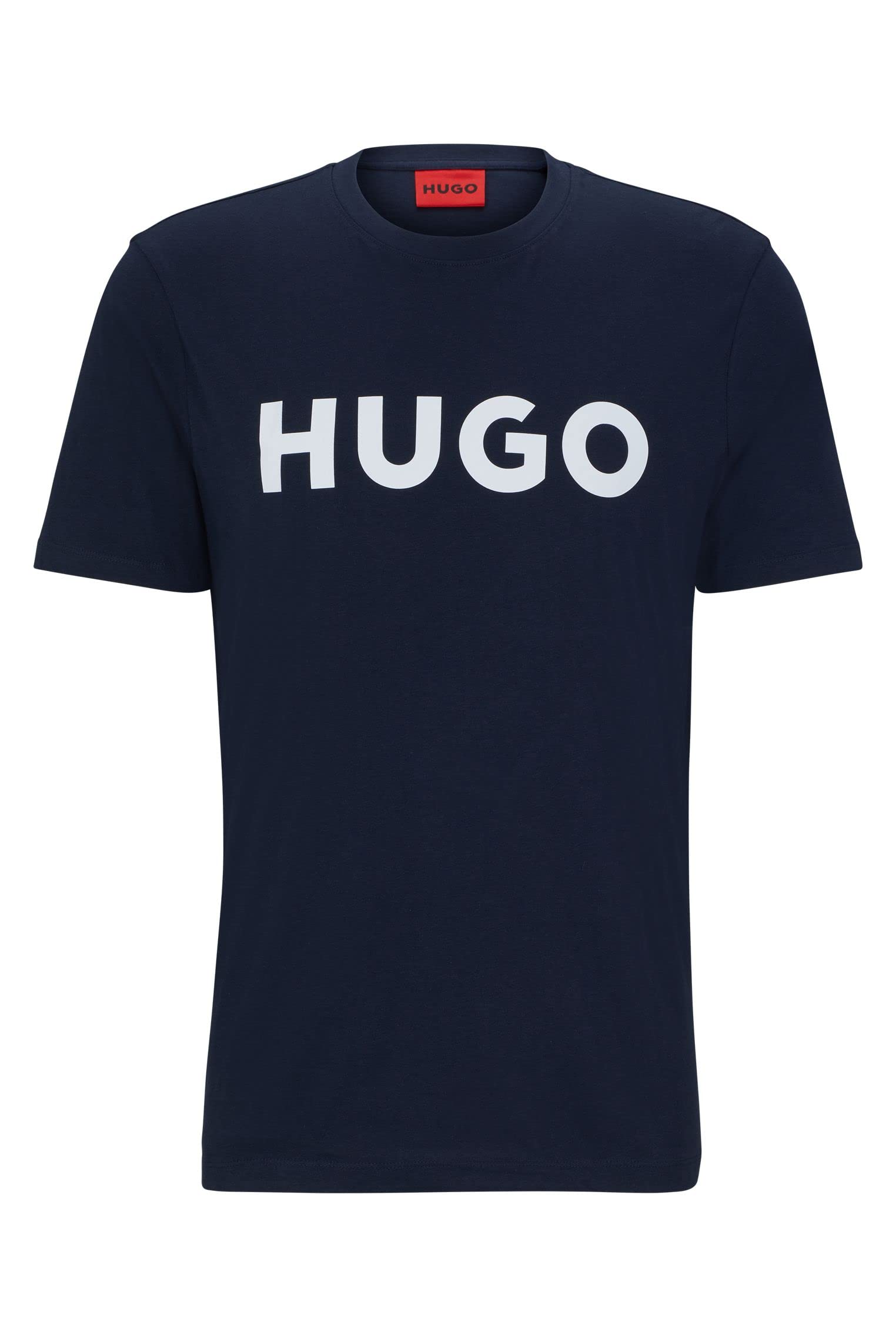 HUGO Herren Dulivio Grafik-T-Shirt, Dark Blue
